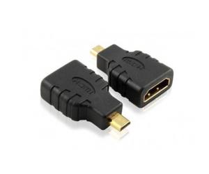 Techly IADAP-HDMI-MD changeur de genre de câble Micro HDMI D Noir