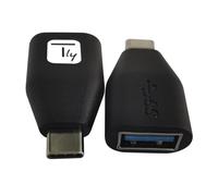 Techly IADAP-USB30-CMAFTY changeur de genre de câble USB A USB C Noir