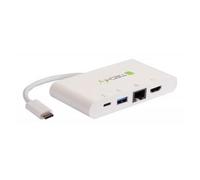 Techly IADAP USB31-DOCK1 station d'accueil USB 3.2 Gen 1 (3.1 Gen 1) Type-C Blanc