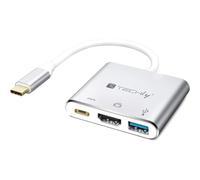 Techly Converter Câble Adapteris USB-C vers USB 3.0 HDMI et PD