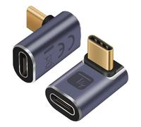 Techly IADAP USB4C-40G changeur de genre de câble USB-C 4.0 Gris