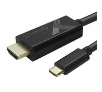 Techly IADAP USBC-HDMI2TY Câble USB 3.0 USB-C 3.1 vers HDMI 4K*60Hz M/M 2m
