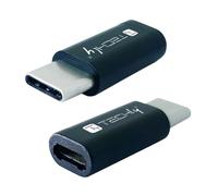 Techly IADAP USBC-MBKT changeur de genre de câble Micro-USB Noir