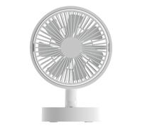 Techly IC-FAN-DSK2W Ventilateur de bureau sans fil avec 10 vitesses et oscillation