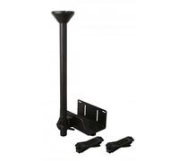 Techly ICA-CS 63, Desk-mounted CPU holder, Bureau, 20 kg, Noir, Acier, verticale