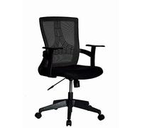 TECHLY ICA-CT MC058BK Chaise de Bureau avec Dossier Moyen Noir