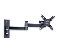 TECHly LED 100 - Kit de montage (montage mural de bras pivotant) - pour TV LCD - noir - Taille d'écran : 13"-30" - montable sur mur Noir G