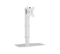 Techly ICA-LCD 260 27" Panneau Plat pour Montage de Bureau 6 kg, 43,2 cm (17"), 68,6 cm (27"), 100 x 100 mm, Hauteur réglable, Blanc