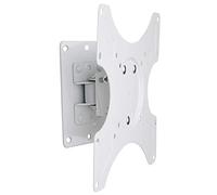 Techly Support mural ICA-LCD 2900 WH 37 – VESA 75×75/100×100/200×100/200×200, Blanc, métal, 0–12°