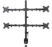 Support de bureau Techly ICA-LCD 382-Q pour 4 moniteurs 13-27” LCD 10kg rotatif