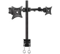 Supporto da scrivania per 2 Monitor 13-27'' con morsetto