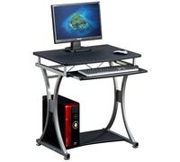 Techly Bureau d'ordinateur ICA-TB 328BK compact avec tiroir amovible Noir