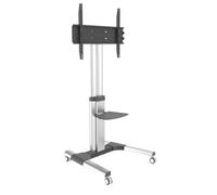 Techly ICA-TR156 Support TV mobile 50-92" jusqu'à 70kg étagère AV réglable