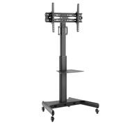 Techly ICA-TR35 Support TV mobile 32-65" jusqu'à 35kg étagère AV réglable