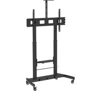 Techly ICA-TR45 Chariot TV Techly pour TV LCD LED 52-110'', avec 2 étagères