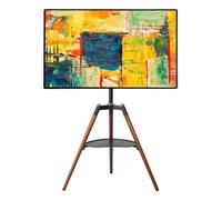 Techly ICA-TR58 Support TV trépied 32-65" jusqu'à 32kg réglable avec étagère en bois