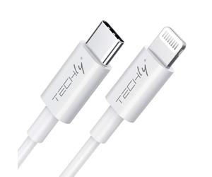 Techly ICOC APP-8BUC10T câble Lightning 1 m Blanc