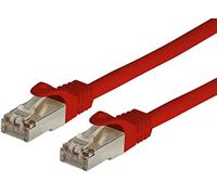 Techly ICOC CCA6F-100-RE câble de réseau 10 m Cat6 F/UTP (FTP) Rouge - Câbles de réseau (10 m, Cat6, F/UTP (FTP), RJ-45, RJ-45, Rouge)