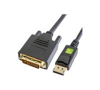 ICOC DSP-C12-020 câble vidéo et adaptateur 2 m DisplayPort DVI Noir