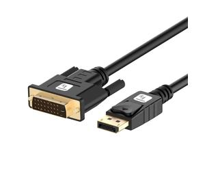 Techly ICOC DSP-C12-030P câble vidéo et adaptateur 3 m DisplayPort DVI-D Noir
