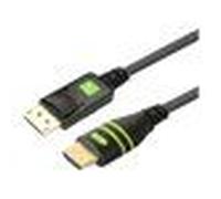 TECHly ICOC DSP-H-020 - Câble adaptateur - DisplayPort mâle pour HDMI mâle - 2 m - blindé - noir