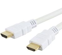 TECHLY - Techly ICOC 4-010WH HDMI CABLE HDMI ETHERNET A GRANDE VITESSE AVEC A / AM / M 1 M BLANC