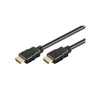 TECHly ICOC HDMI-4-030 - Câble HDMI avec Ethernet - HDMI mâle pour HDMI mâle - 3 m - triple blindage - noir - support 4K