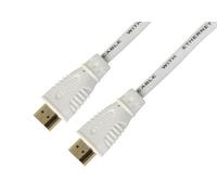 Techly ICOC-HDMI-4-030NWT Câble TECHLY HDMI High Speed avec Ethernet, M/M, 3.0m, blanc