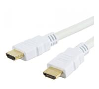 Techly ICOC-HDMI-4-050WH Câble HDMI High Speed avec Ethernet A/A/M/M 5m blanc
