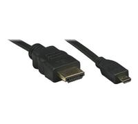Techly ICOC-HDMI-4-AD2 Techly Câble HDMI Haute Vitesse avec Ethernet-Micro D 2m noir