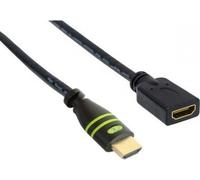 Techly ICOC-HDMI2-4-EXT075 Techly HDMI 4K 60Hz haute vitesse avec Ethernet, noir, 7,5m