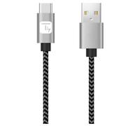 Techly ICOC MU2AC-005-AL câble USB USB 2.0 0,5 m USB A USB C Noir et Gris