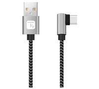 Techly ICOC MU2AC9-005-AL câble USB USB 2.0 0,5 m USB A USB C Noir et Gris