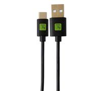 Techly ICOC MUSB20-CMAM01T câble USB USB 2.0 0,1 m USB A USB C Noir