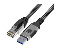 Techly ICOC U3A-RJ45-030 Adaptateur/Câble réseau USB-A vers Gigabit Ethernet RJ45 3m