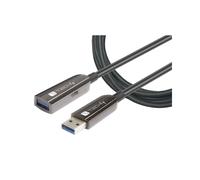 Techly ICOC-U3AMF-HY-050 : Câble USB 3.2 Gen 1 (3.1 Gen 1) 50m, USB A Mâle vers USB A Femelle, 5 Gbit/s, Noir, 5V 2.1A