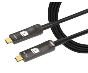 Techly ICOC-U3C-HY-020 câble USB 20 m USB C Noir