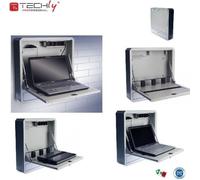 Techly ICRLIM01, Gris, Acier, 48,3 cm (19"), Code, 596 mm, 127 mm