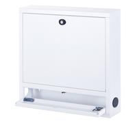 Techly ICRLIM04W2 Armoire murale pour ordinateur portable 19" anti-vol avec étagère - Blanche