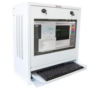 Techly ICRLIM10W étagère 1U Rack monté sur le mur Blanc