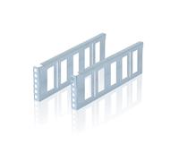 Techly ICRLIMRAIL2 : Kit de 2 rails supports d'étagère métalliques 367x96mm, poids 756g, matériel métallique