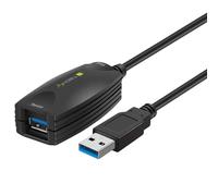 Techly ICUR3050 câble USB USB 3.2 Gen 1 (3.1 Gen 1) 5 m USB A Noir