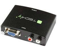 TECHly IDATA CN-VGA Convertisseur VGA vers HDMI avec Audio Noir
