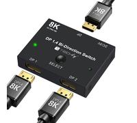 Techly IDATA-DP-2DP-8KT video switch DisplayPort