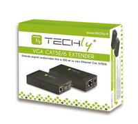 Techly IDATA-EX-DL344 Techly VGA- u. Audio-Extender Set über Cat5/5e/6 300m