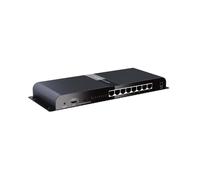 TECHLY 361858 Extender Splitter 8 Voies HDMI avec IR sur câble Cat.6/6a/7 jusqu'à 120 m Noir