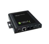 Techly IDATA EXTIP-VW Émetteur d'extension HDMI sur paire torsadée, RJ45 PoE, jusqu'à 100m, Mur TV