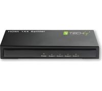 Techly IDATA-HDMI-4SP Techly HDMI Splitter, Full HD 1080p, 3D, 4 Wege