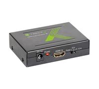 Techly IDATA HDMI-EA Extracteur audio SPDIF 5.1CH, RCA analogique 2CH avec HDMI 4K60Hz