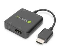 Techly IDATA HDMI-VGA8 câble vidéo et adaptateur Noir